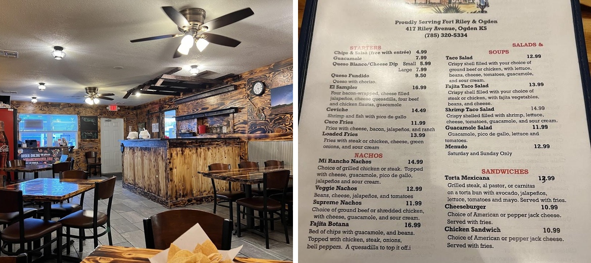 YAMI YUMMY OGDEN KS & Fritanga Nicaraguense Menu